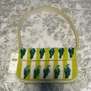 Anthropologie  Jalapeño Fiona beaded bag